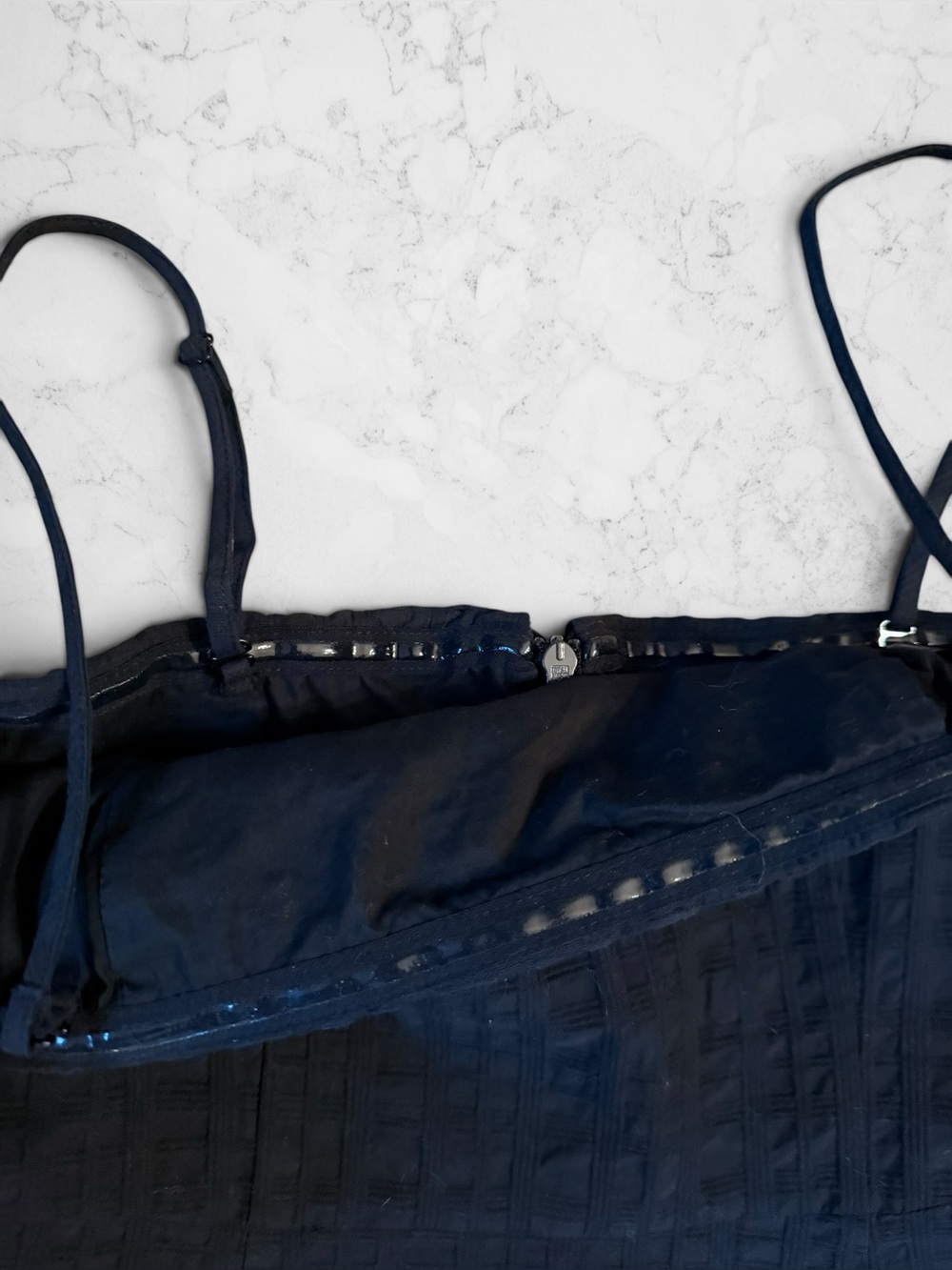 Banana Republic Black Cocktail Mini Dress Removable Straps Strapless - Picture 3 of 8